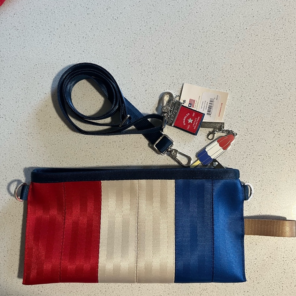 Harveys Blue and Red Popsicle Crossbody Bag